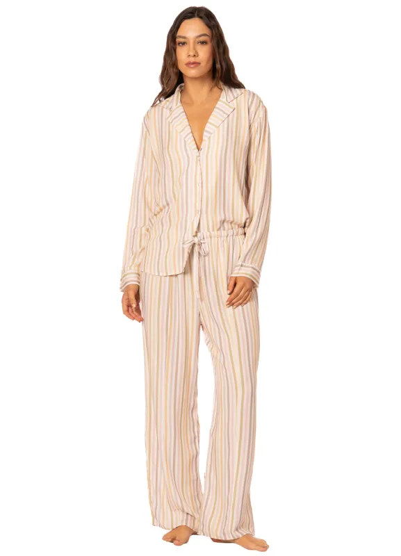 Maaji Hollys Pinstripe Long Sleeve Pant Set sold by Maaji