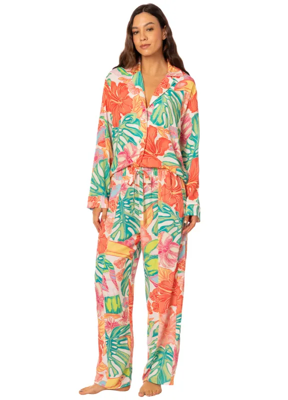 Maaji Hollys Sky Garden Long Sleeve Pant Set sold by Maaji