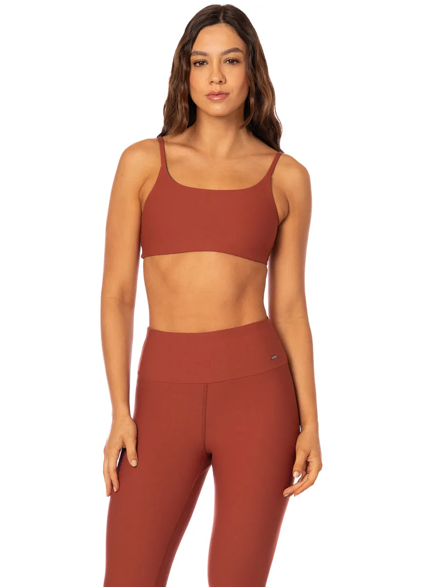 Maaji Brin Palma Caoba Low Impact Sports Bra sold by Maaji