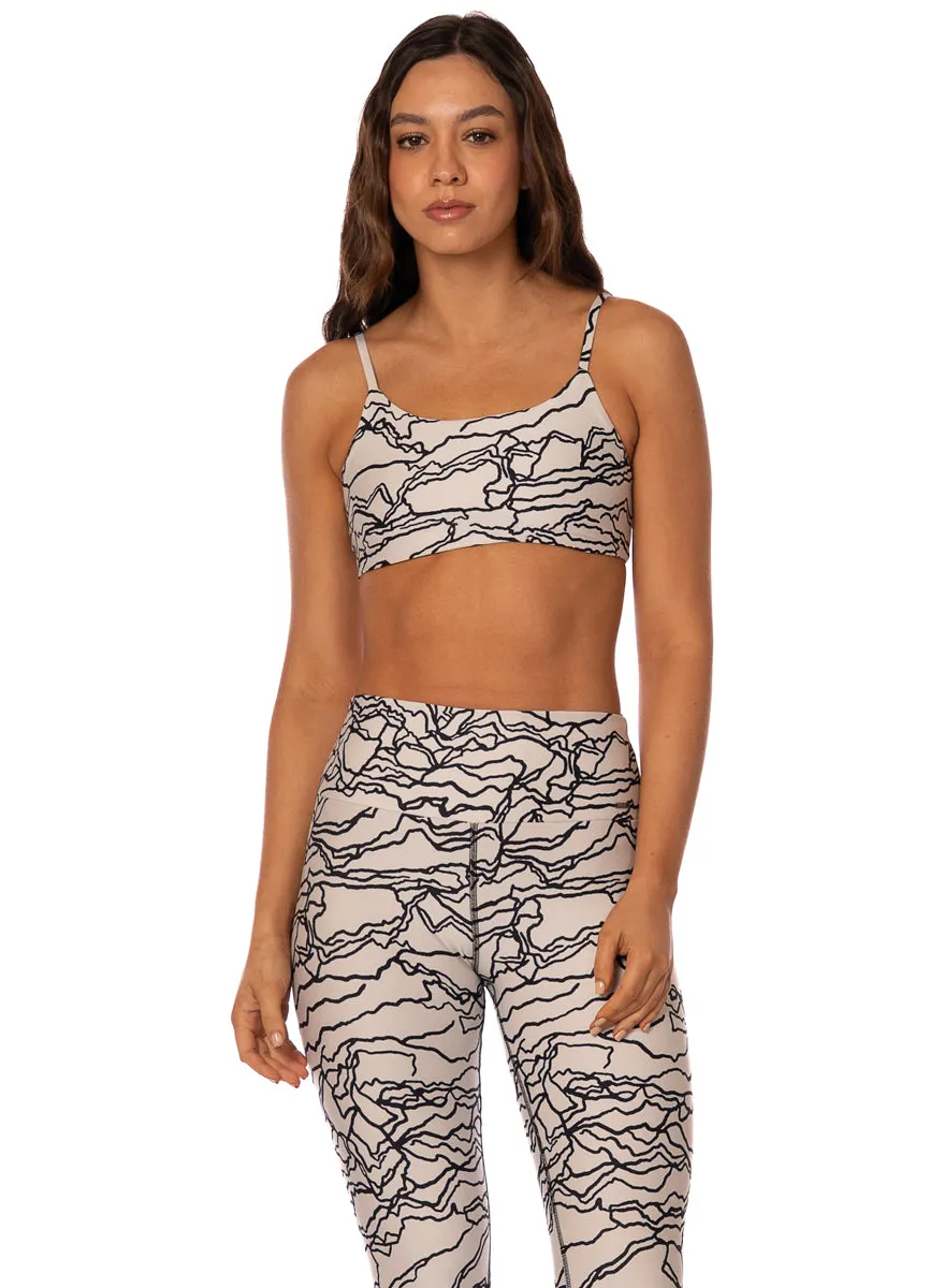 Maaji Brin Rocky Eggnoog Low Impact Sports Bra sold by Maaji