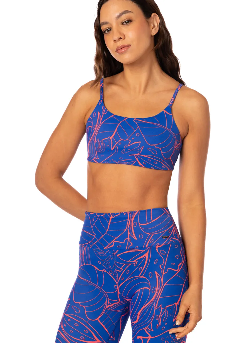 Maaji Brin Retro Blue Low Impact Sports Bra sold by Maaji product image thumbnail 4