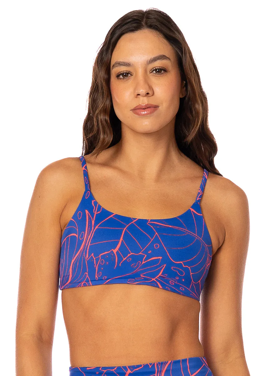 Maaji Brin Retro Blue Low Impact Sports Bra sold by Maaji product image thumbnail 2