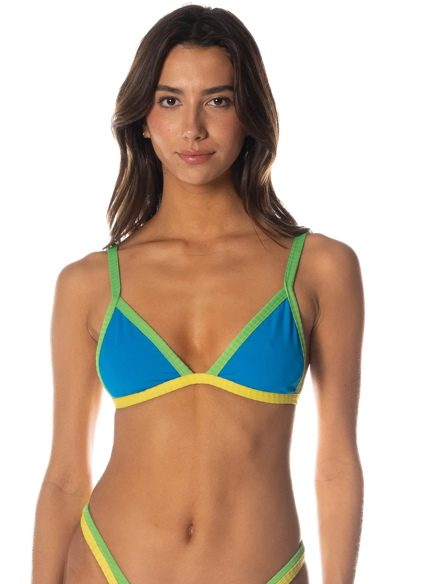 Maaji Blue Lagoon Rewind Fixed Triangle Bikini Top sold by Maaji product image thumbnail 5