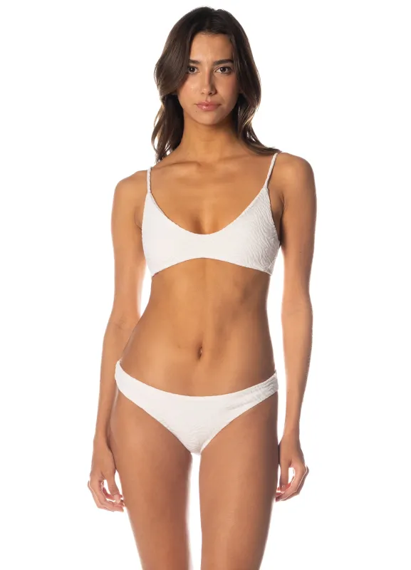 Maaji Zebra Frost Creta Classic Bralette Bikini Top made by Maaji