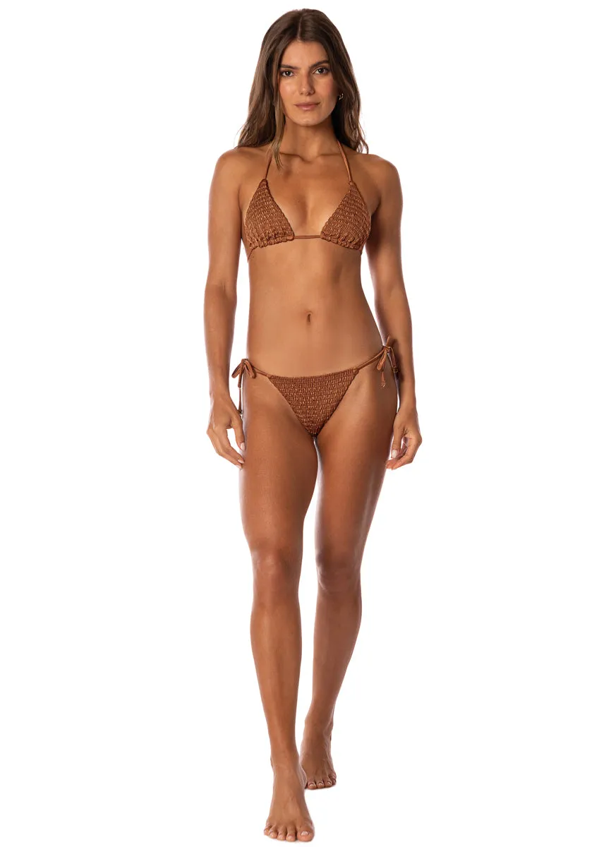 Maaji Golden Sand Sunflash Low Rise Tie Side Bikini Bottom sold by Maaji product image thumbnail 5