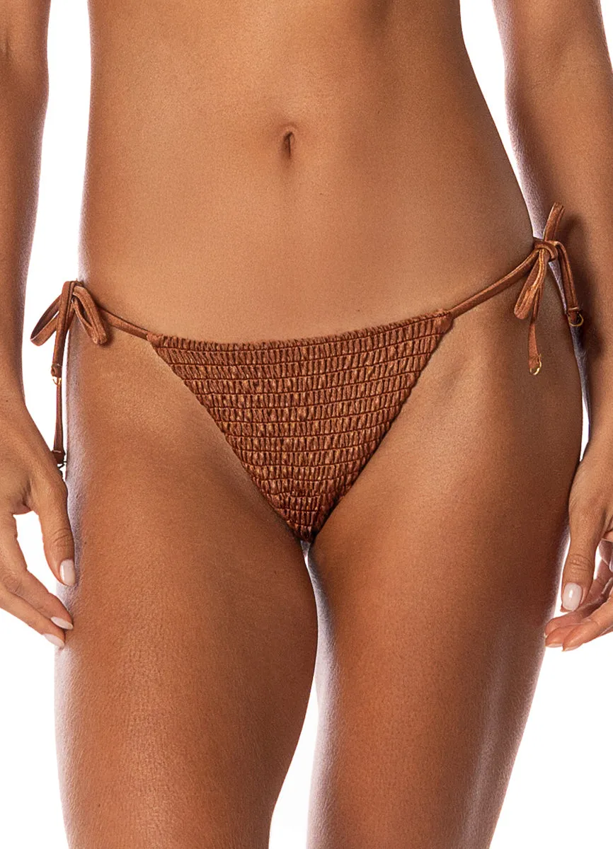 Maaji Golden Sand Sunflash Low Rise Tie Side Bikini Bottom sold by Maaji product image thumbnail 2