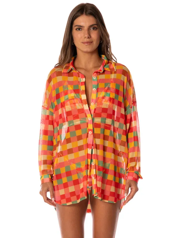 Maaji Golden Gambit Manele V Long Shirt sold by Maaji