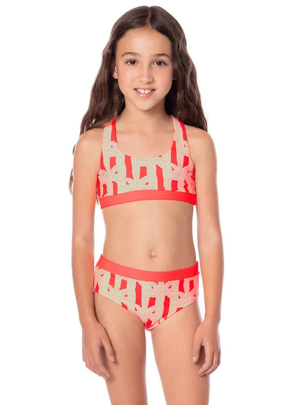 Maaji Palm Plantation Grape Girls Bikini Set sold by Maaji