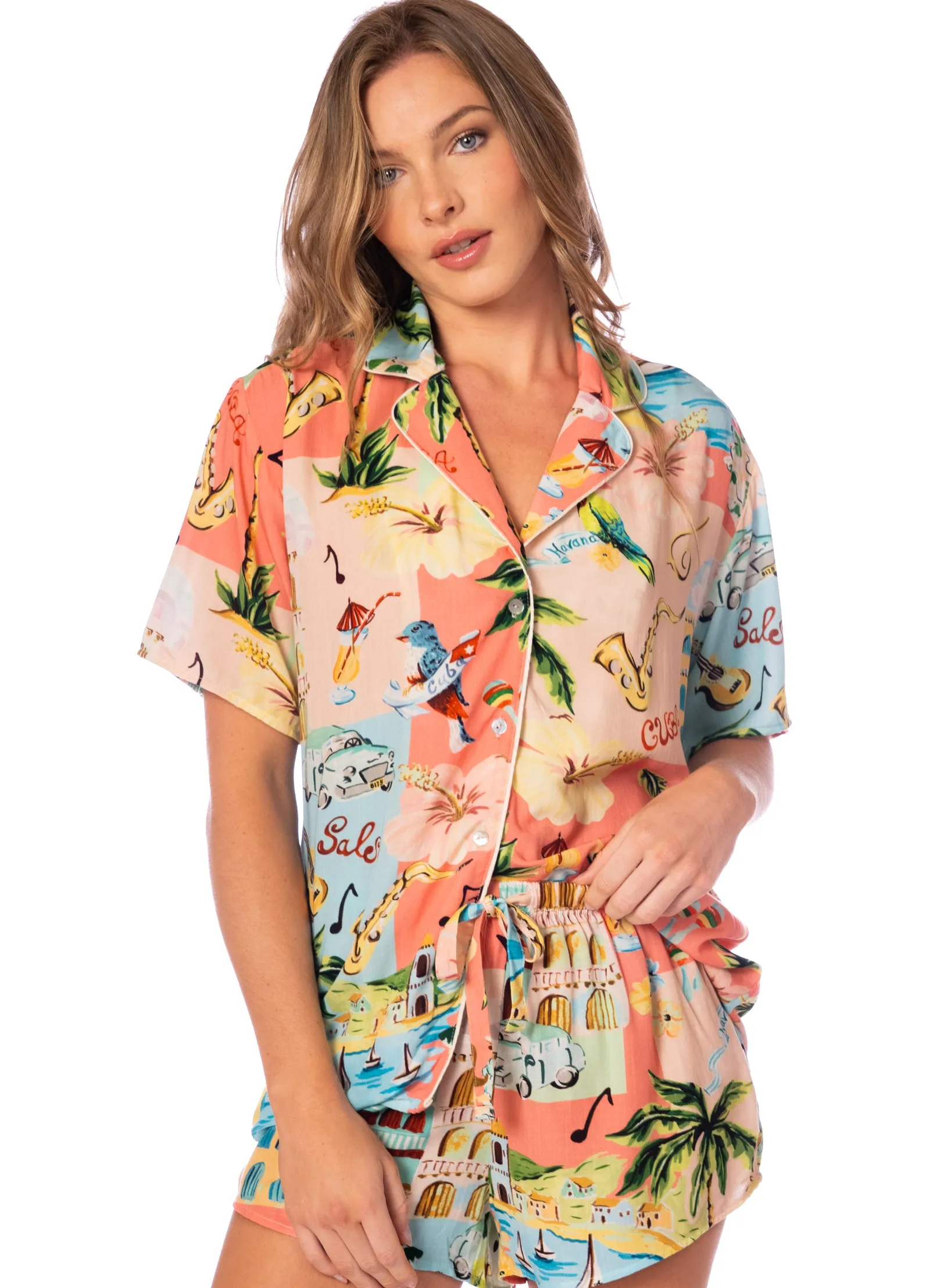 Maaji Cubanita Slumbers Short Sleeve Short Set sold by Maaji product image thumbnail 3