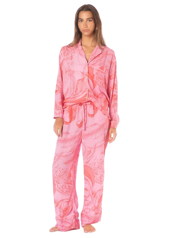 Maaji Tropicalia Dandelion Long Sleeve Pant Set Pant Set sold by Maaji