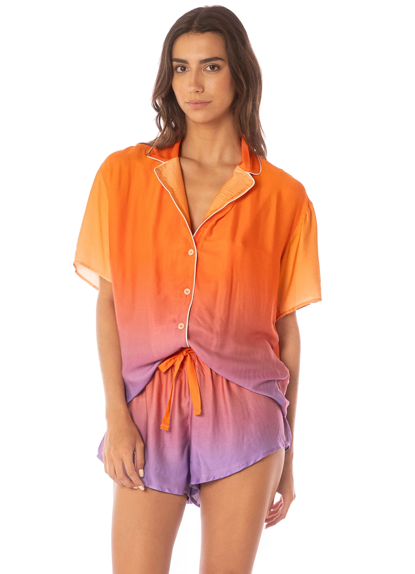 Maaji Sunset Time Slumbers Short Sleeve Short Set sold by Maaji