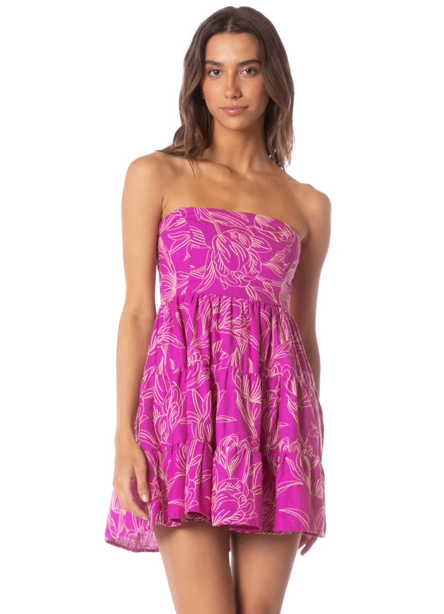 Maaji Violet Foliage Emilia Short Dress sold by Maaji product image thumbnail 3