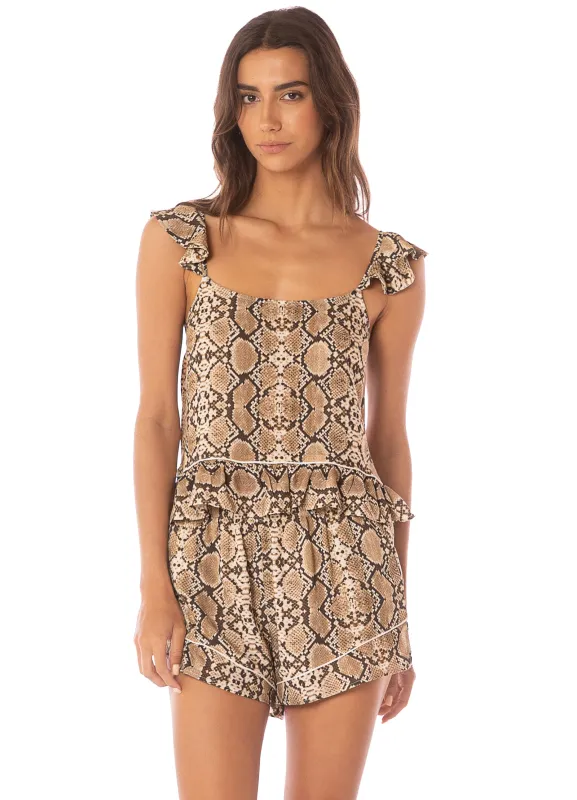 Maaji Python Serenity Short Sleeve Short Set sold by Maaji