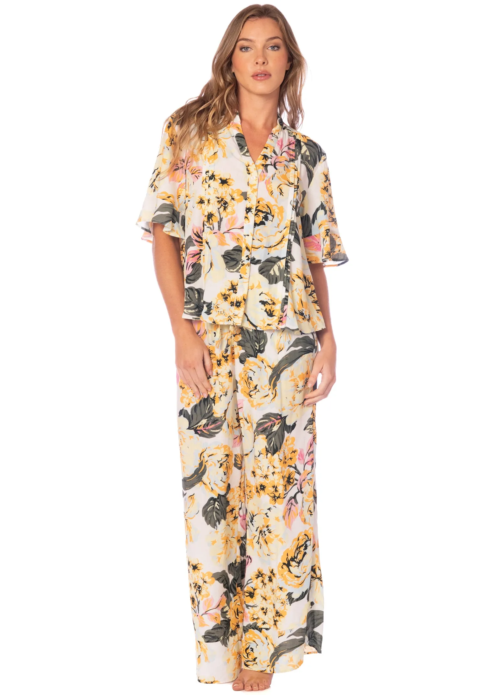 Maaji Sicilian Garden Anais Short Sleeve Pant Set sold by Maaji