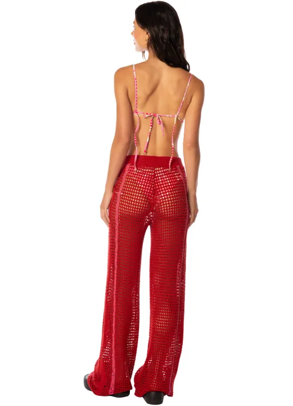 Maaji Flame Coral Novelle Pants sold by Maaji