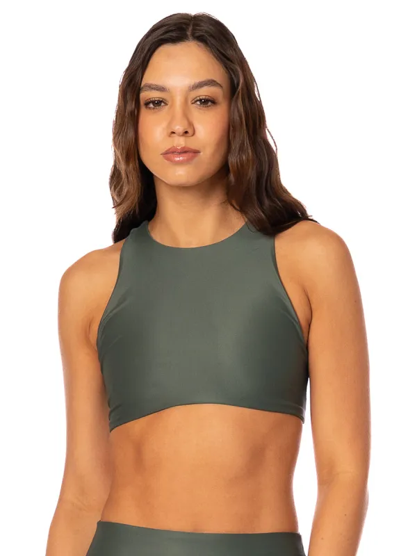 Maaji splatter reversible crop top sold by Maaji