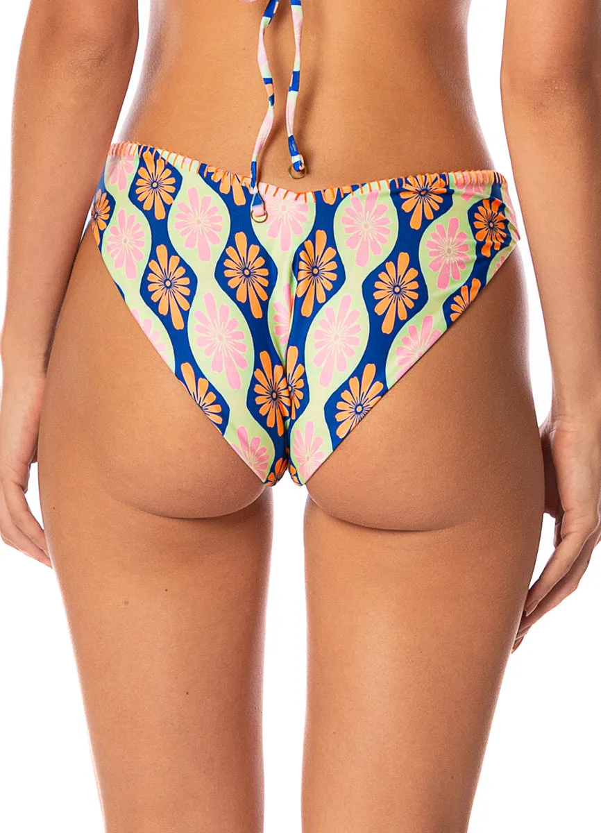 Maaji Stamped Blooms Valerya Regular Rise Double V Bikini Bottom sold by Maaji product image thumbnail 4