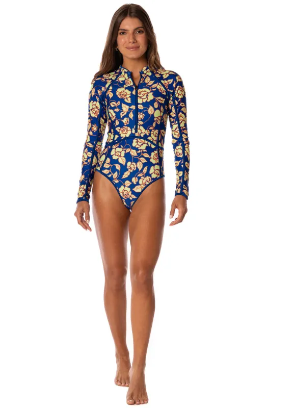 Maaji Cobalt Flora Cardi C Cheeky Cut Surf One Piece sold by Maaji