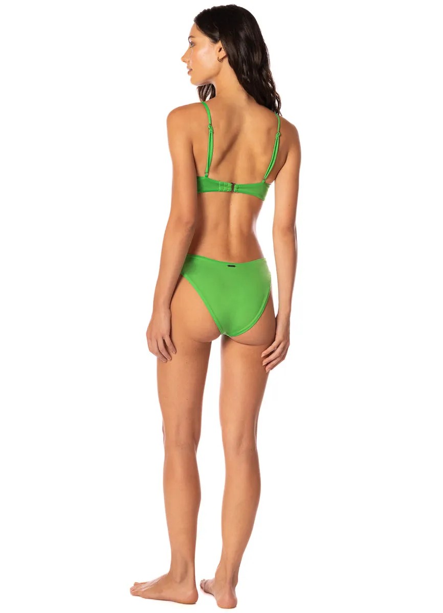 Maaji Emerald Brocade Splendour Regular Rise Thin Side Bikini Bottom sold by Maaji product image thumbnail 5