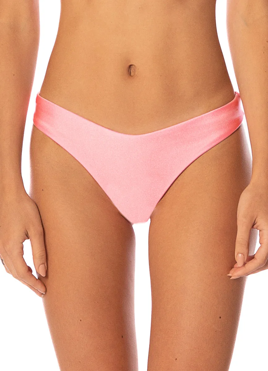 Maaji Taffy Pink Sublimity Regular Rise Classic Bikini Bottom sold by Maaji product image thumbnail 2