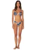 Maaji Cobalt Flora Splendour Regular Rise Thin Side Bikini Bottom sold by Maaji