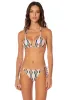 Maaji Stamped Blooms Balmy Sliding Triangle Bikini Top sold by Maaji