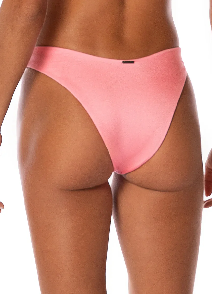 Maaji Taffy Pink Splendour Regular Rise Thin Side Bikini Bottom sold by Maaji product image thumbnail 3