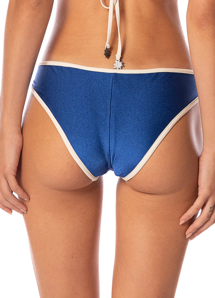 Maaji Cobalt Blue Iconic Low Rise Thin Side Bikini Bottom sold by Maaji product image thumbnail 3