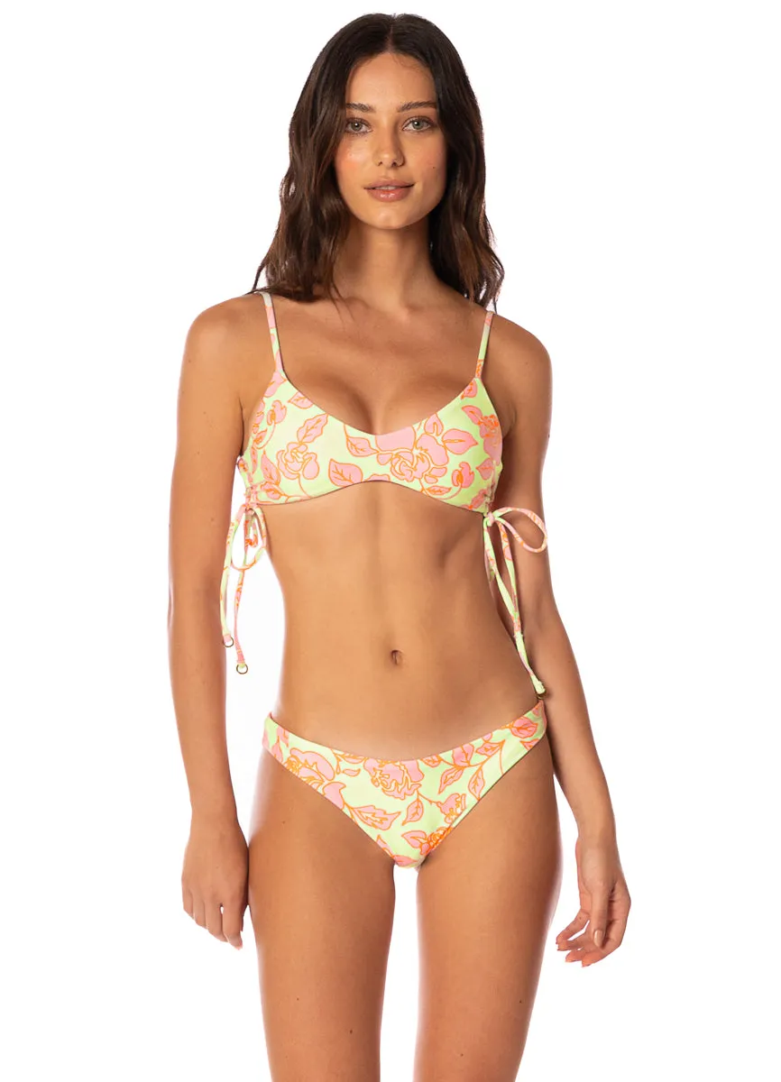 Maaji Blooming Glow Iconic Low Rise Thin Side Bikini Bottom sold by Maaji product image thumbnail 4