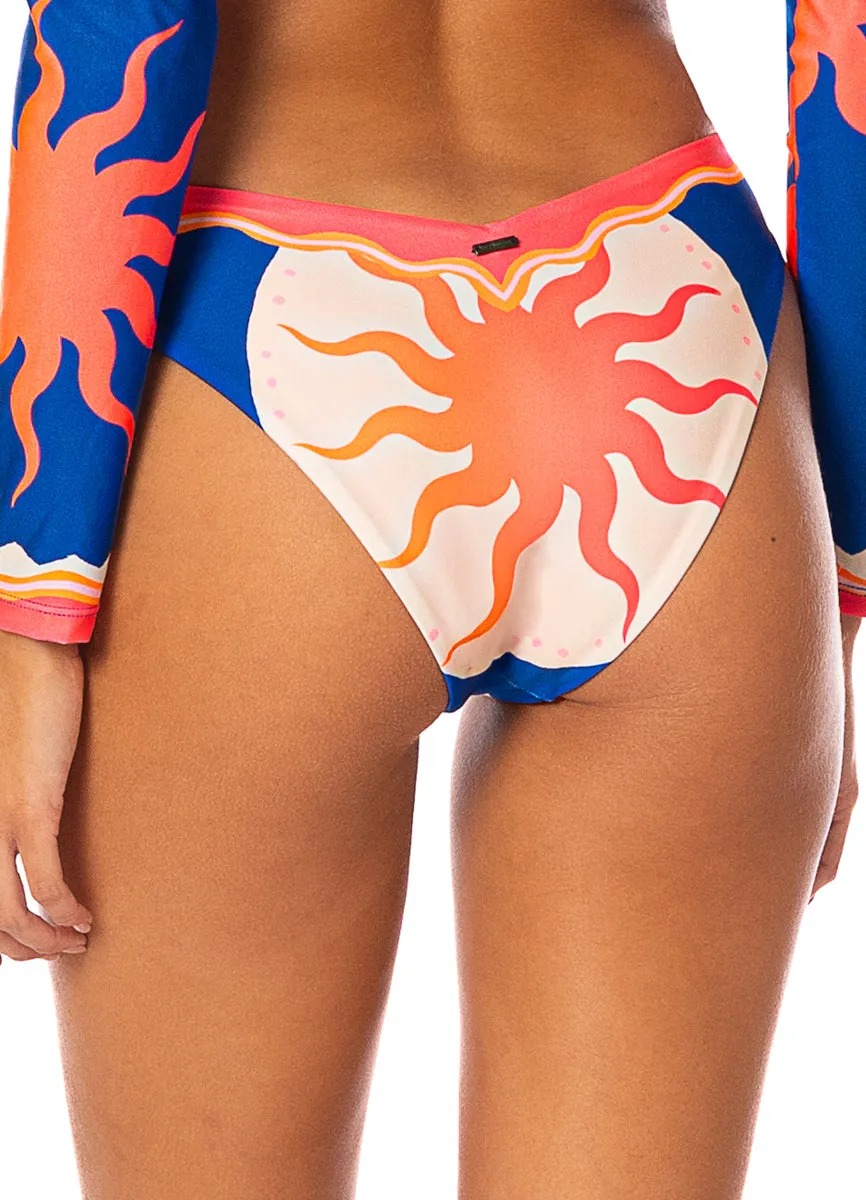 Maaji Sunlit Bloom Valerya Regular Rise Double V Bikini Bottom sold by Maaji product image thumbnail 3