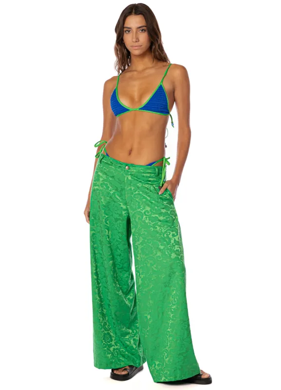 Maaji Emerald Brocade Kimchi Pants sold by Maaji