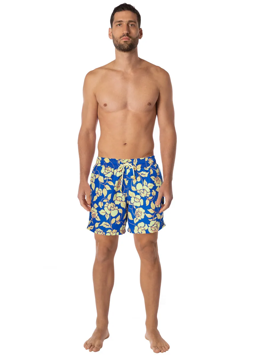 Maaji Cobalt Flora Sailor Men Tunks sold by Maaji