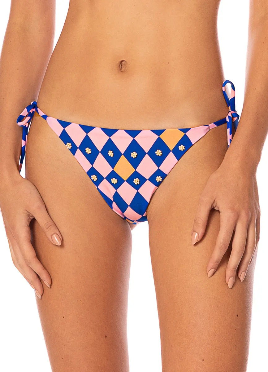 Maaji Like A Diamond Sunning Low Rise Tie Side Bikini Bottom sold by Maaji product image thumbnail 2