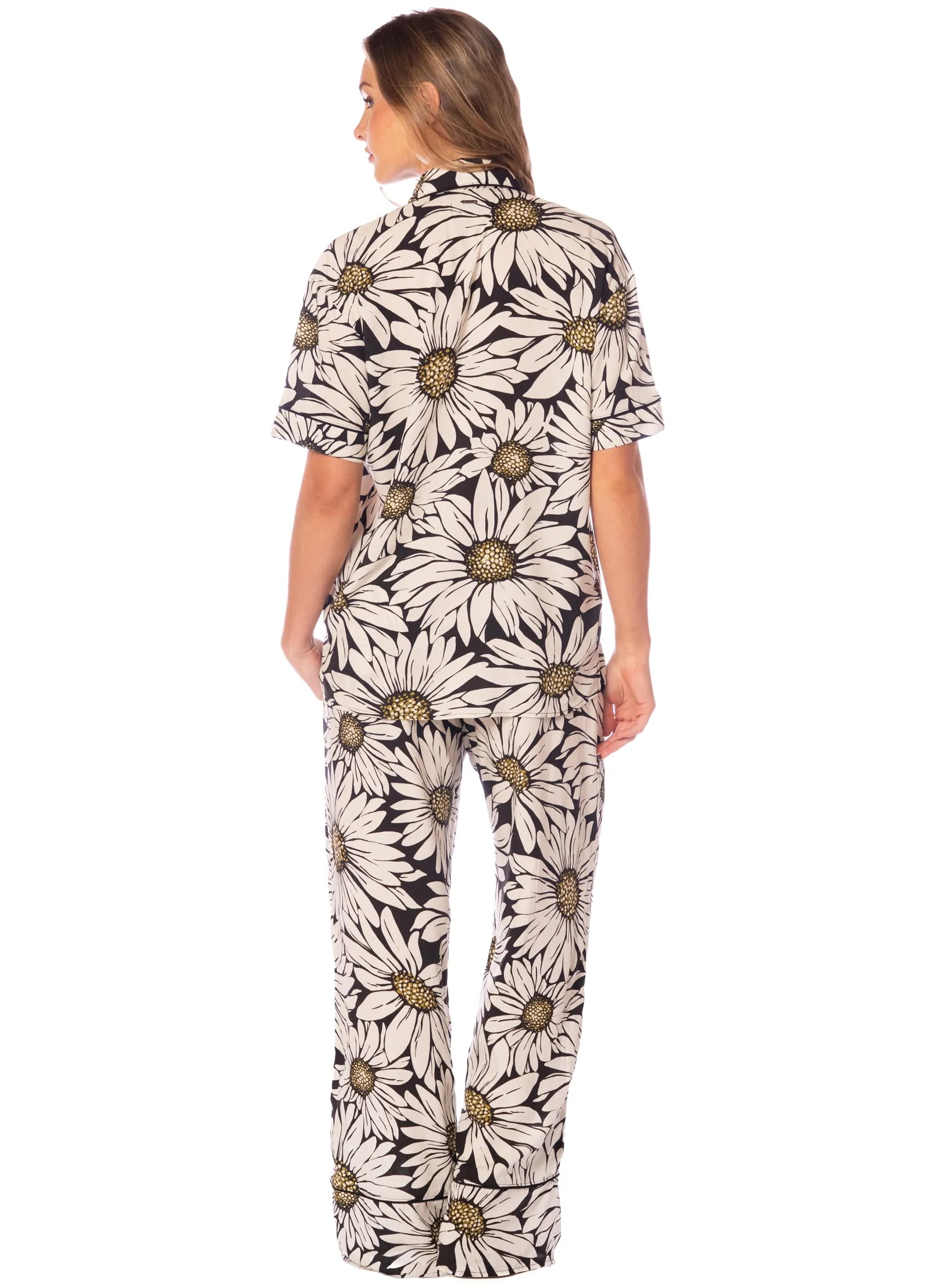 Maaji Daisy Floral Kameli Short Sleeve Pant Set sold by Maaji product image thumbnail 2