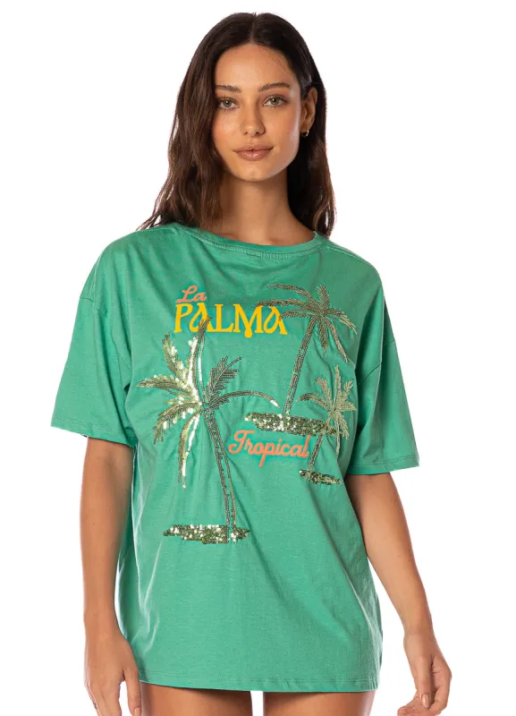Maaji Tropical Green Azalea T-Shirt sold by Maaji