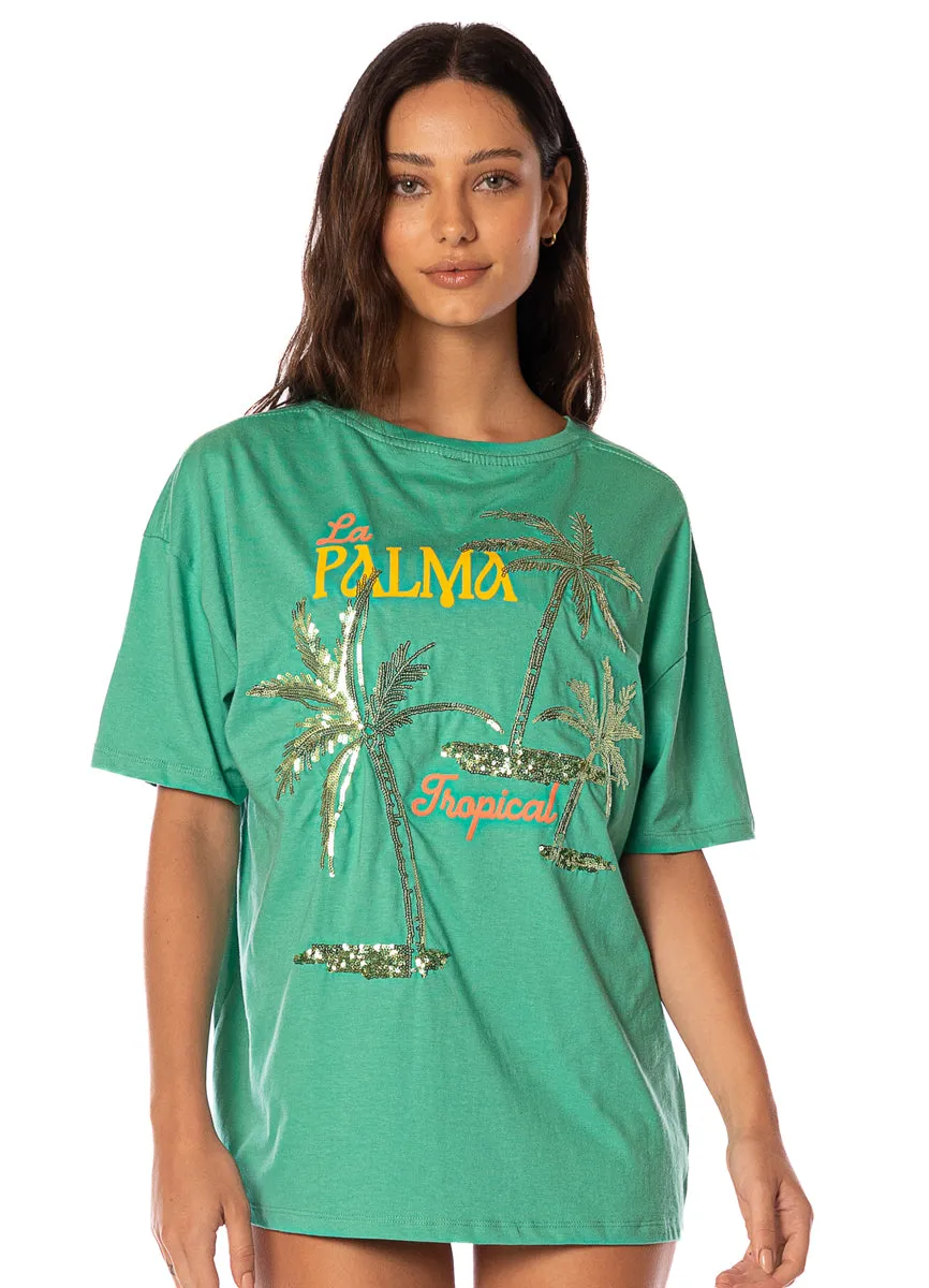 Maaji Tropical Green Azalea T-Shirt sold by Maaji