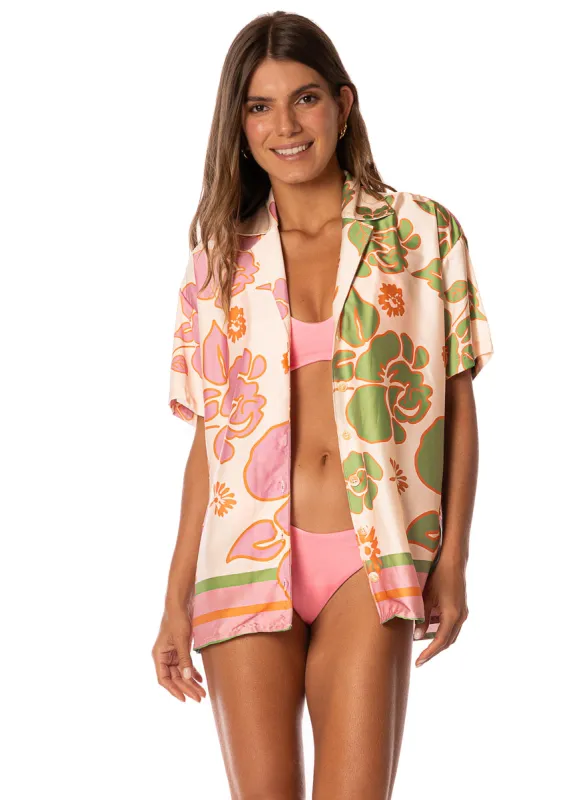 Maaji Floating Blooms Noise Long Shirt sold by Maaji