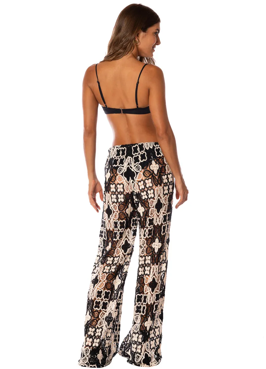 Maaji Floral Knit Raisin Pants sold by Maaji product image thumbnail 2