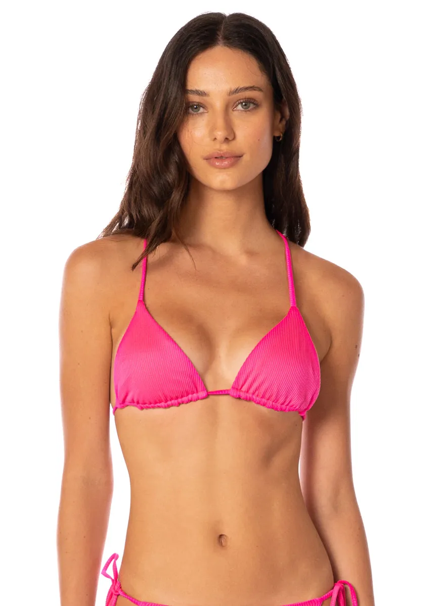 Maaji Hot Fuchsia Balmy Sliding Triangle Bikini Top sold by Maaji product image thumbnail 4