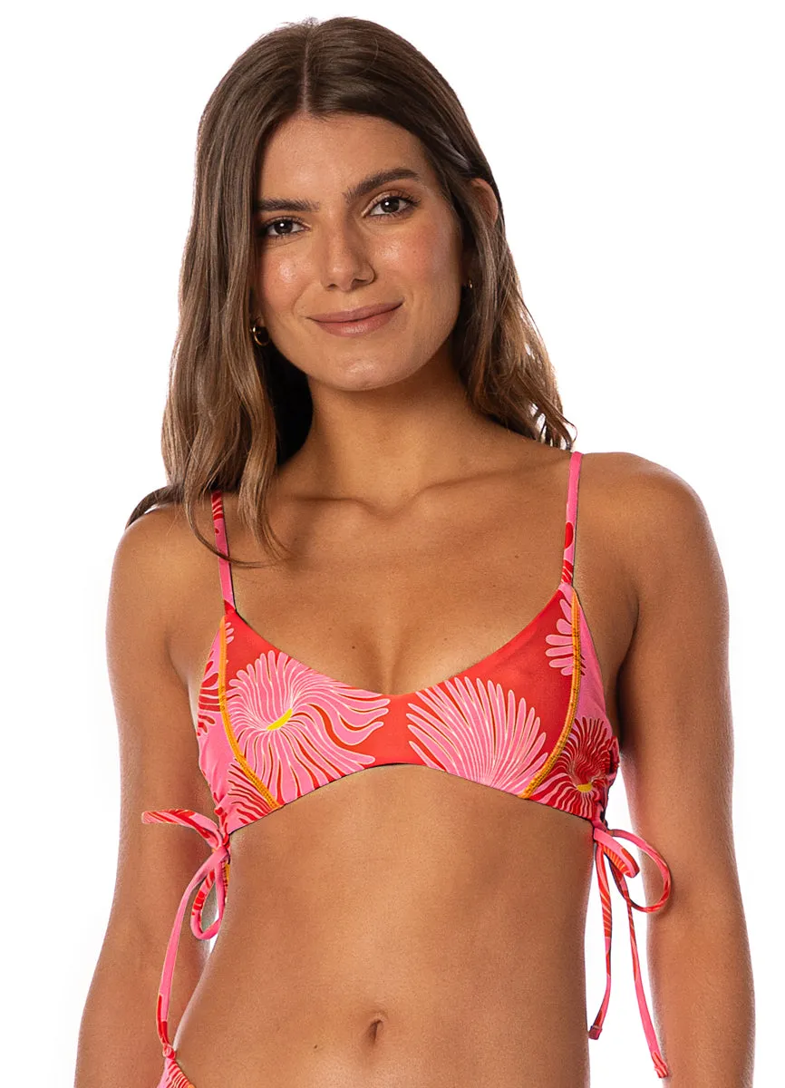 Maaji Water Blossom Portico Lace Up Bralette Bikini Top sold by Maaji product image thumbnail 4