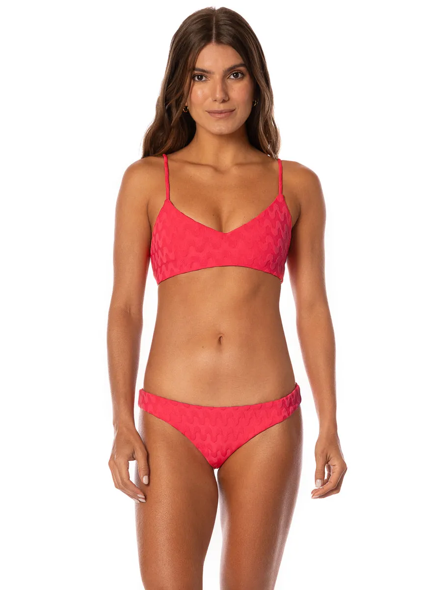 Maaji Apple Red Rocks Classic Bralette Bikini Top sold by Maaji