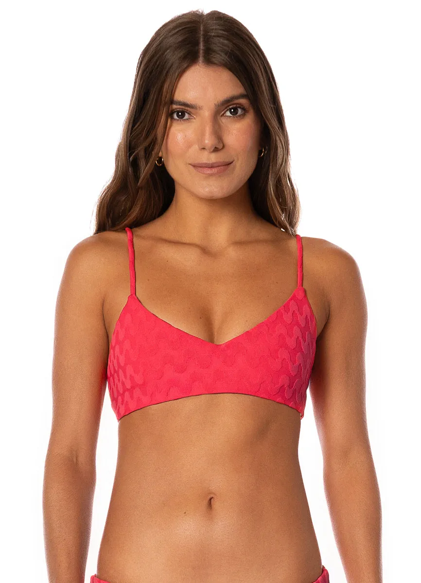 Maaji Apple Red Rocks Classic Bralette Bikini Top sold by Maaji product image thumbnail 5