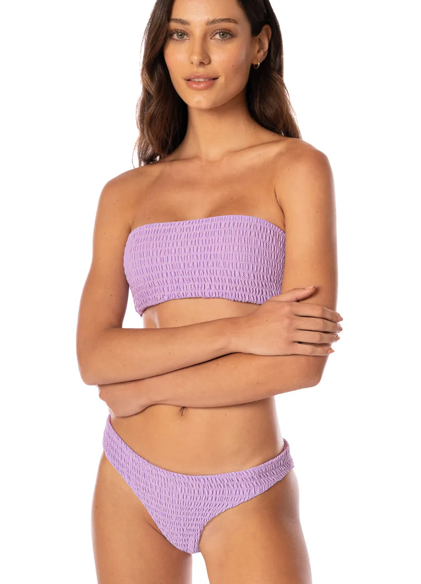 Maaji Purple Lavender Flirt Low Rise Thin Side Bikini Bottom sold by Maaji product image thumbnail 4