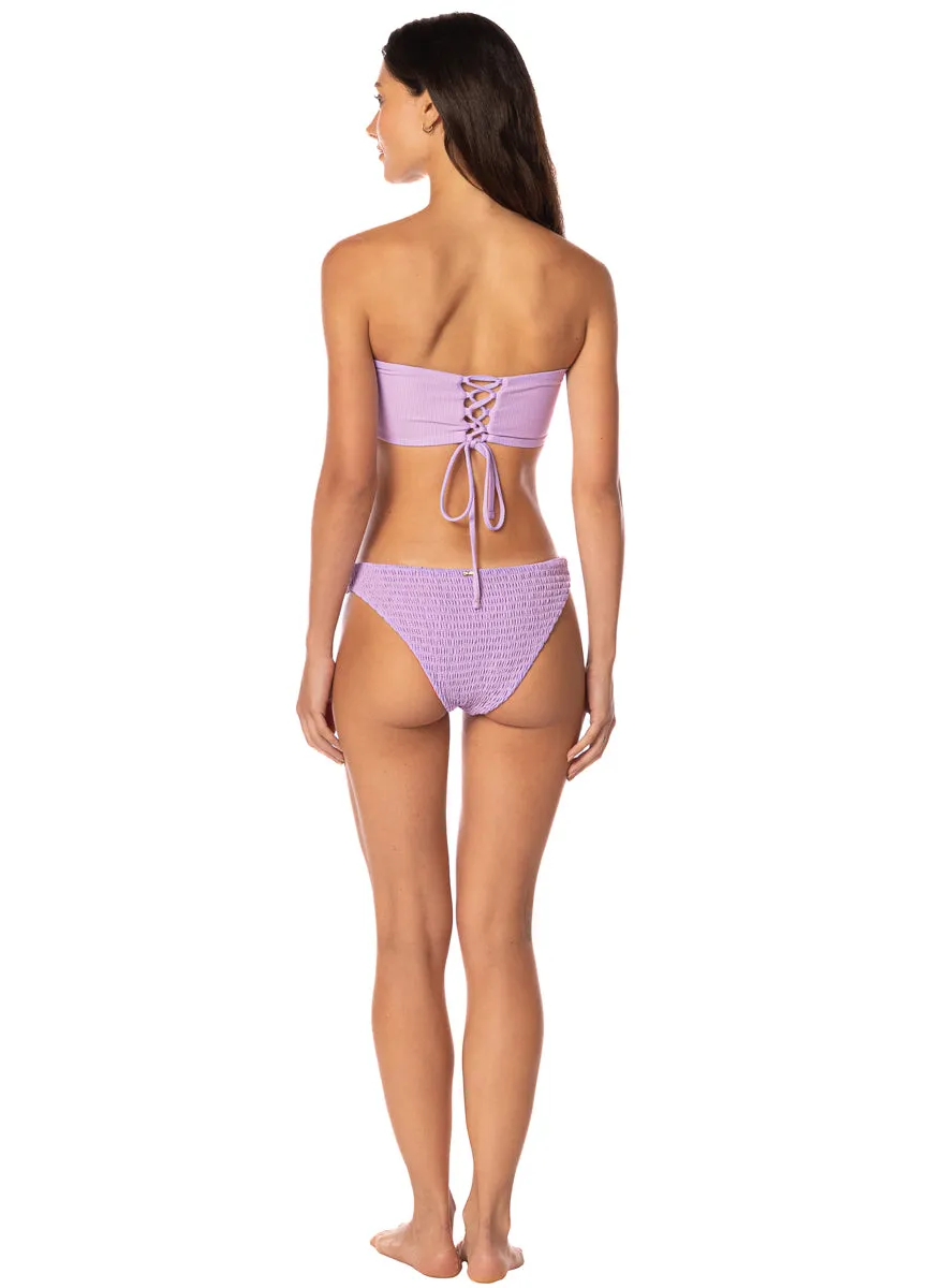 Maaji Purple Lavender Flirt Low Rise Thin Side Bikini Bottom sold by Maaji product image thumbnail 5