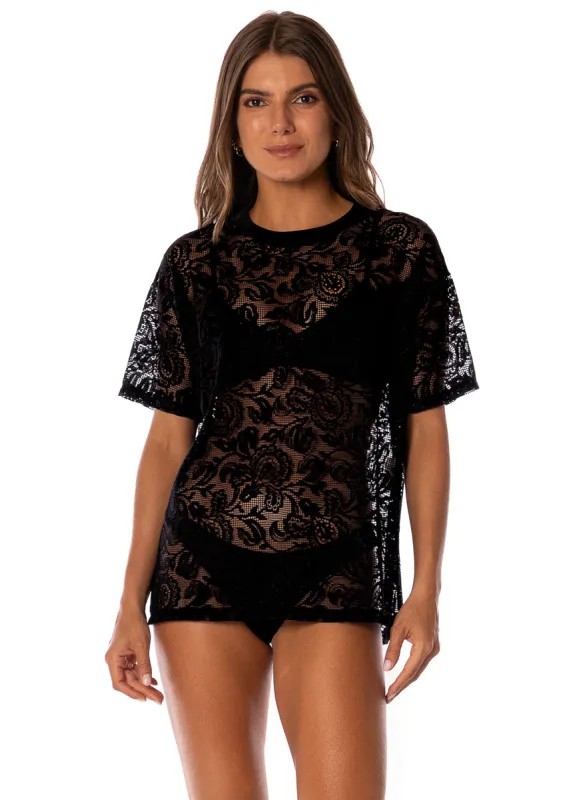 Maaji Lace Twilight Mystique T-Shirt sold by Maaji