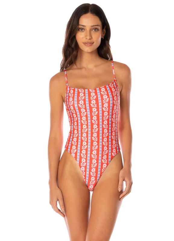 Maaji Vintage Bloom Callie Signature Cut Classic One Piece made by Maaji