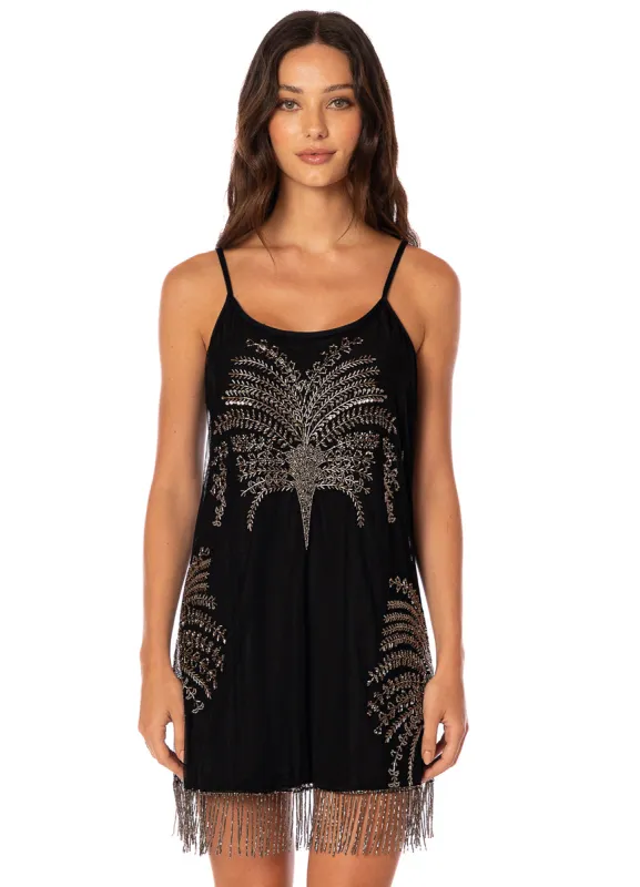 Maaji Midnight Palm Tatami Short Dress sold by Maaji