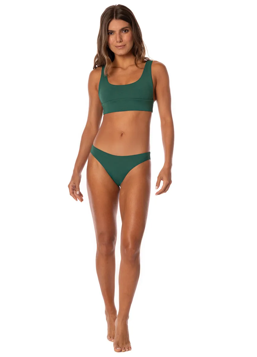 Maaji Brunswick Green Sublimity Regular Rise Classic Bikini Bottom sold by Maaji product image thumbnail 4