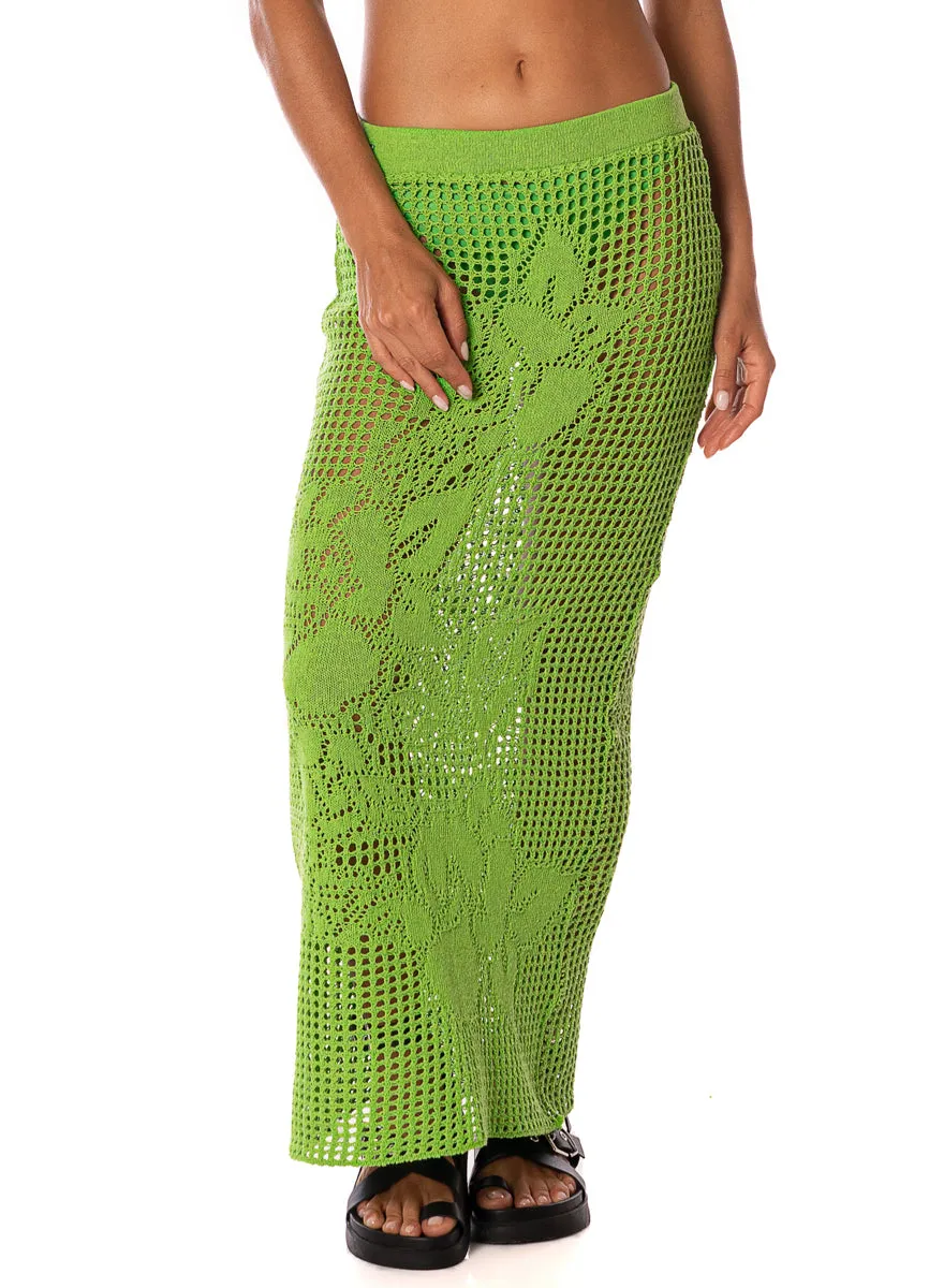 Maaji Emerald Brocade Tano Long Skirt sold by Maaji product image thumbnail 5
