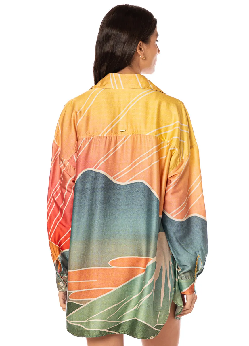 Maaji Sakura Scenery Dreambound V Long Shirt sold by Maaji product image thumbnail 2